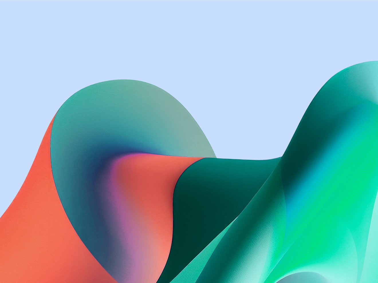 Data-blob imagery — dense, volumetric, generated with AI